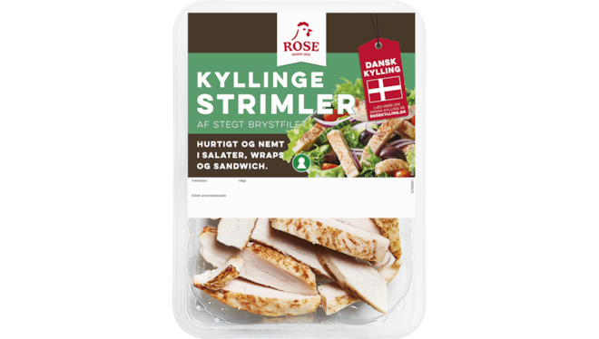 Stegte kyllingestrimler